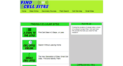 Desktop Screenshot of findcellsites.com