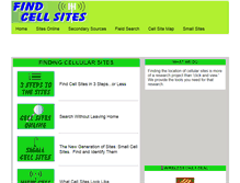 Tablet Screenshot of findcellsites.com